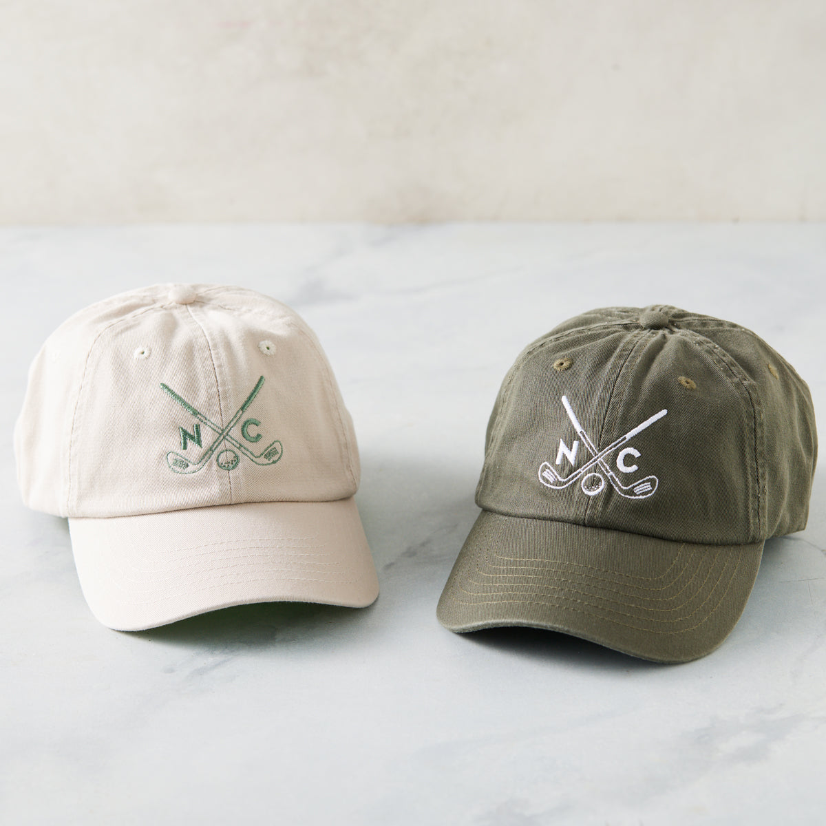 Green NC Golf Cap North Carolina Apparel