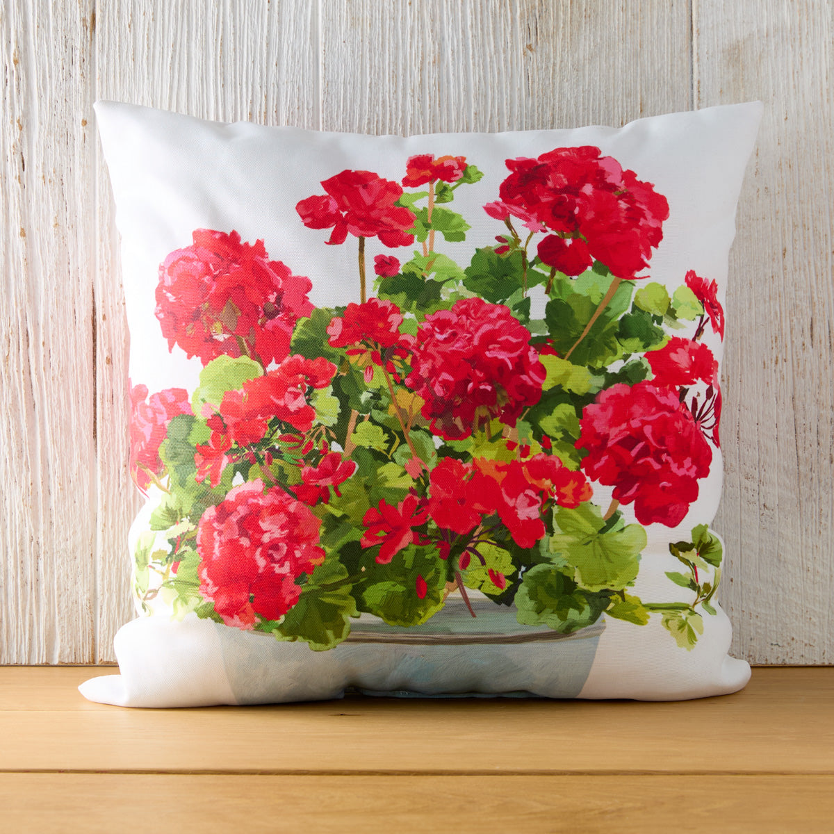 Floral Pillows Outdoor Patio Throw Pillows Geranium Outdoor
