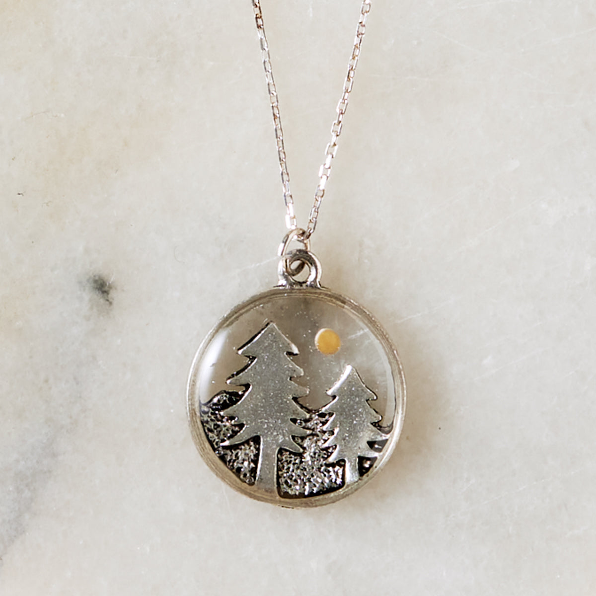 Mustard Seed Forest Necklace