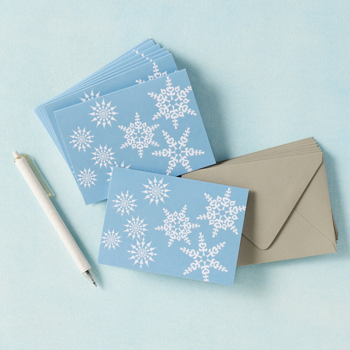 Snowflake Greeting Card Set