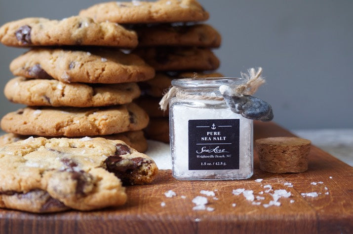 MAKE CHOCOLATE CHIP COOKIES WITH NC SEA SALT