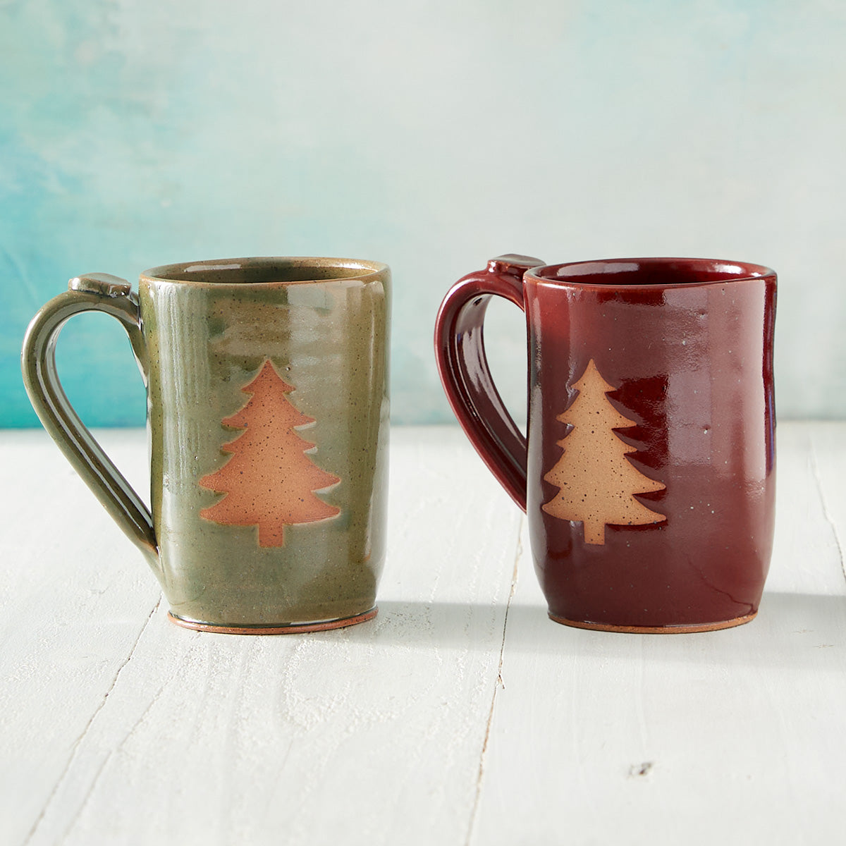 Tree Pottery Mugs