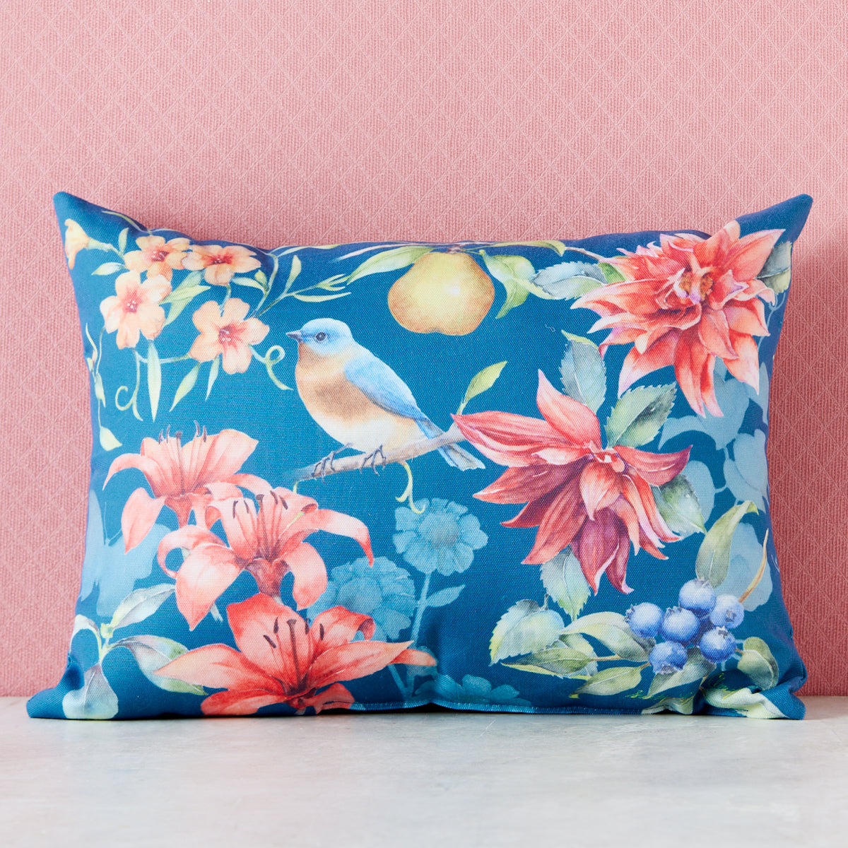 Summer Bird Indoor/Outdoor Pillow