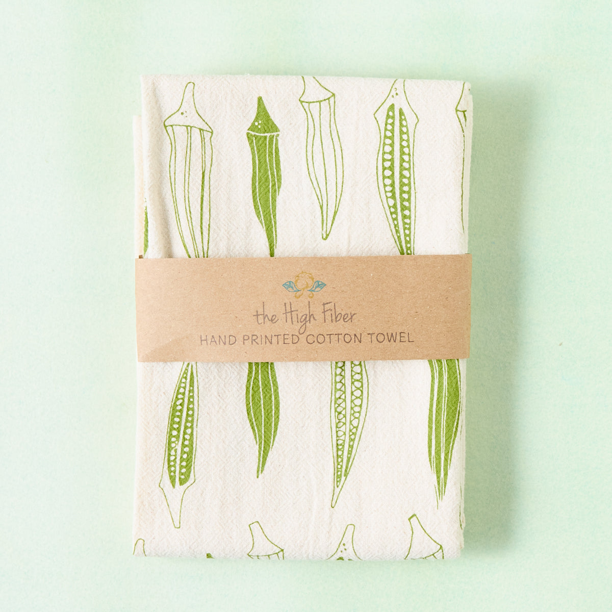 Okra Kitchen Towel