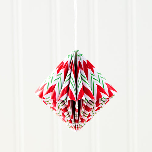 Candy Cane Pattern Ornament