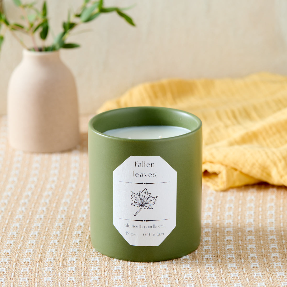 Artisan Fallen Leaves Candle