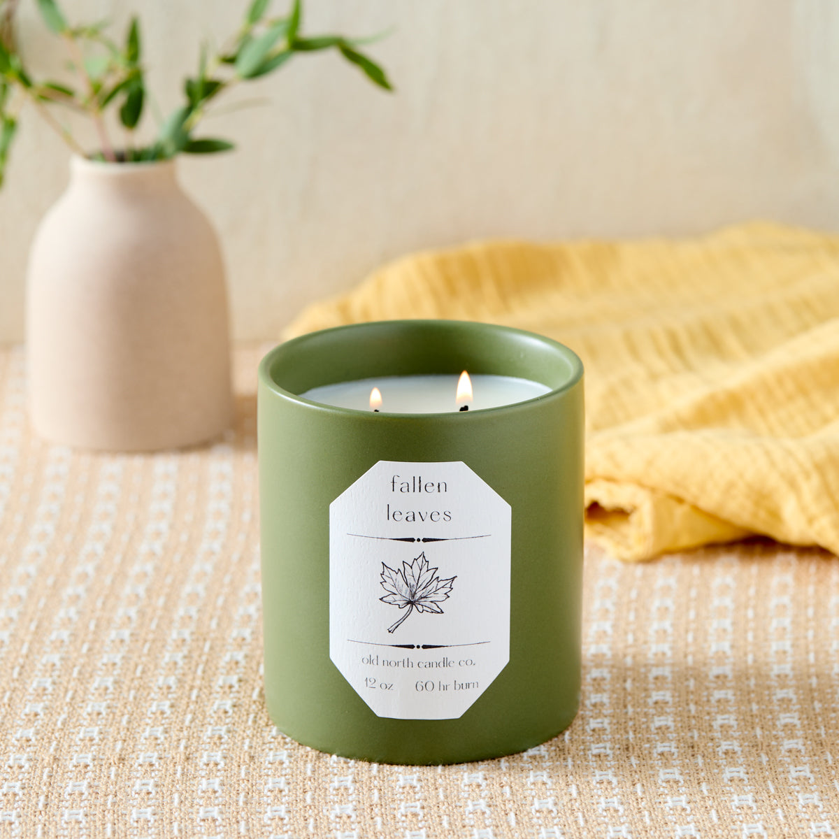 Artisan Fallen Leaves Candle