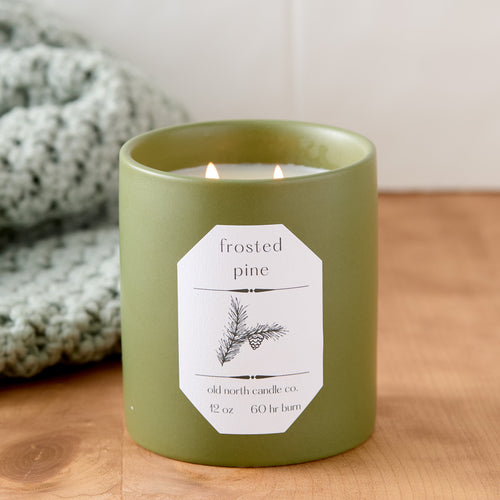 Artisan Frosted Pine Candle