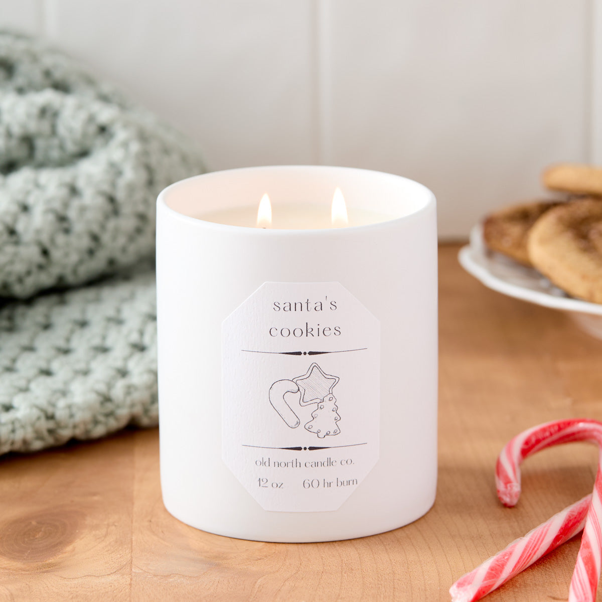 Artisan Santa's Cookies Candle