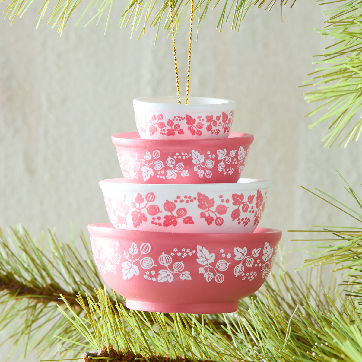 Vintage Pyrex Ornaments