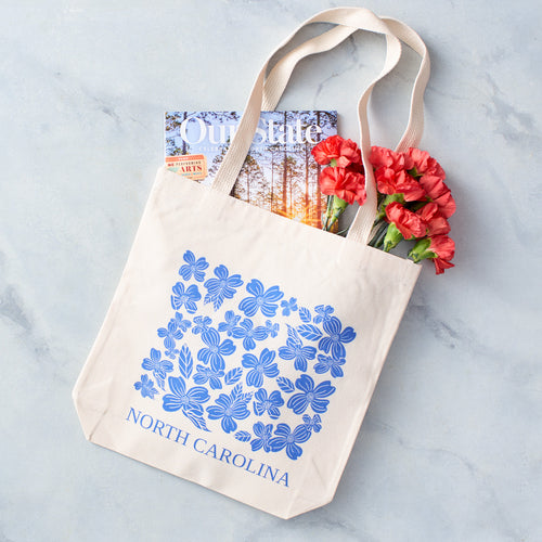 North Carolina Dogwood Tote Bag