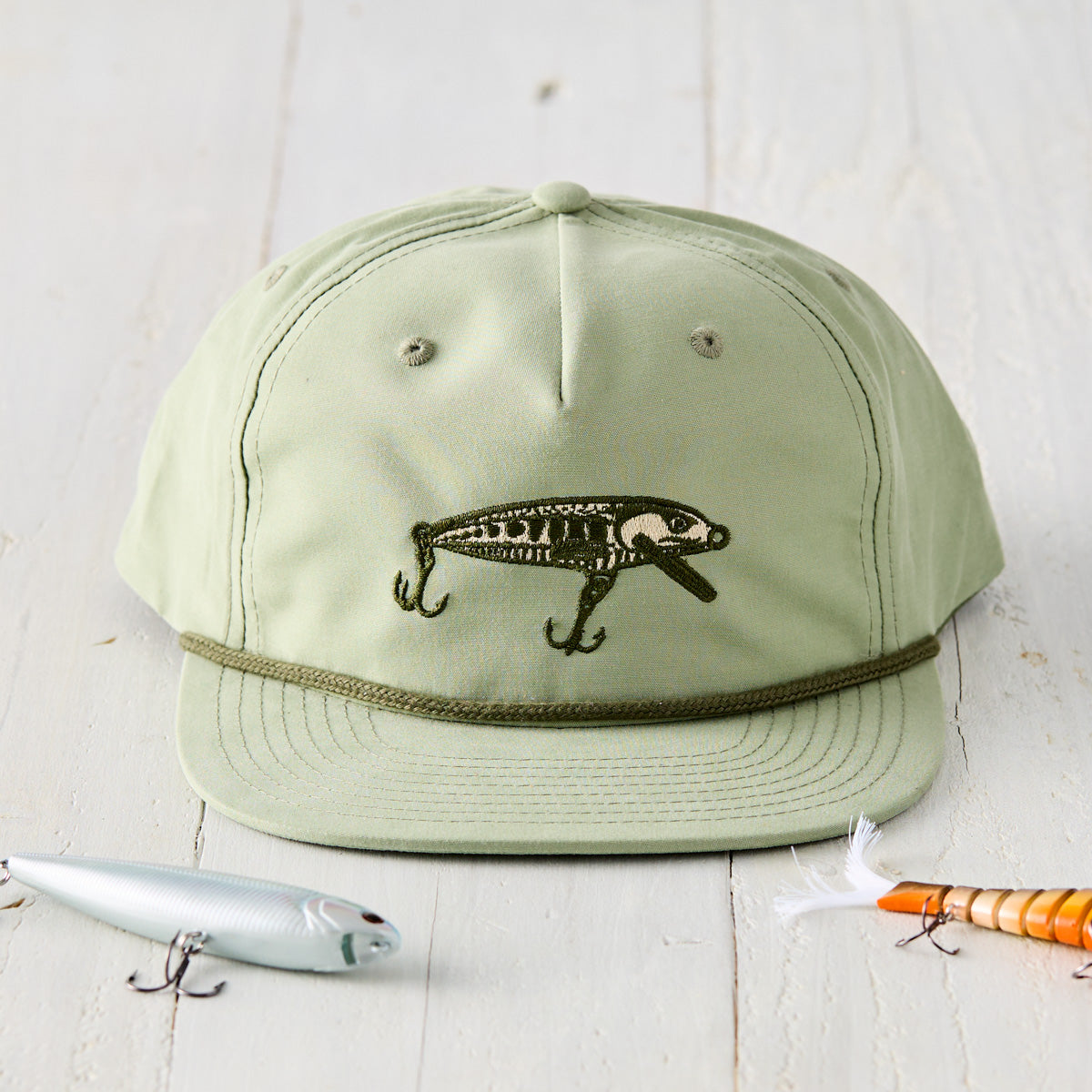 baseball hat fishing lures Strike King Trucker Hat, Retro Patch on Yupoong 6006 Vintage Truckers Aces lineup built for the course and beyond Trucker Hat - Team D.O.A.