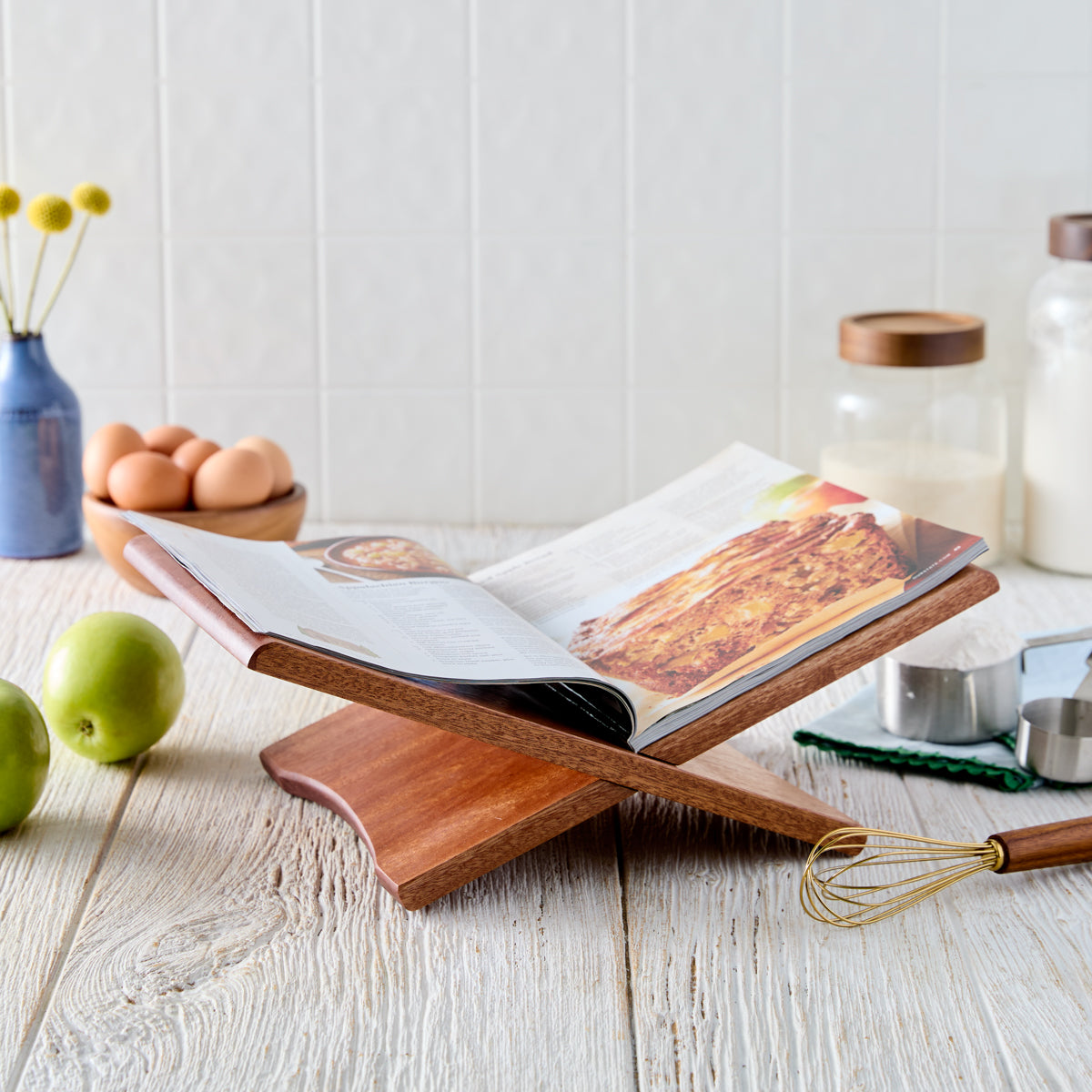 Sapele Cookbook Stand