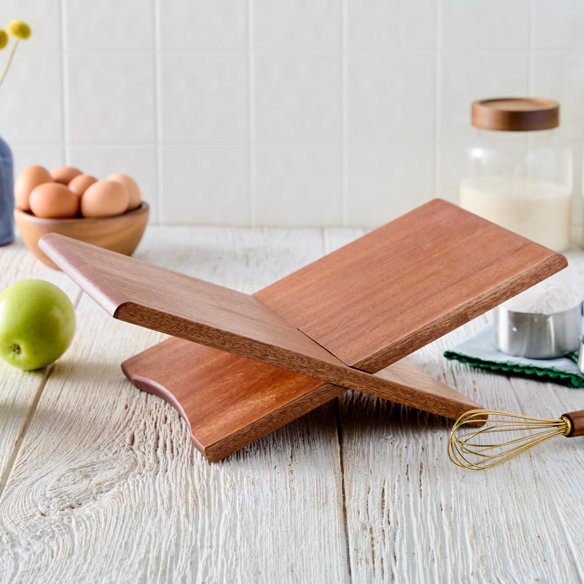 Sapele Cookbook Stand