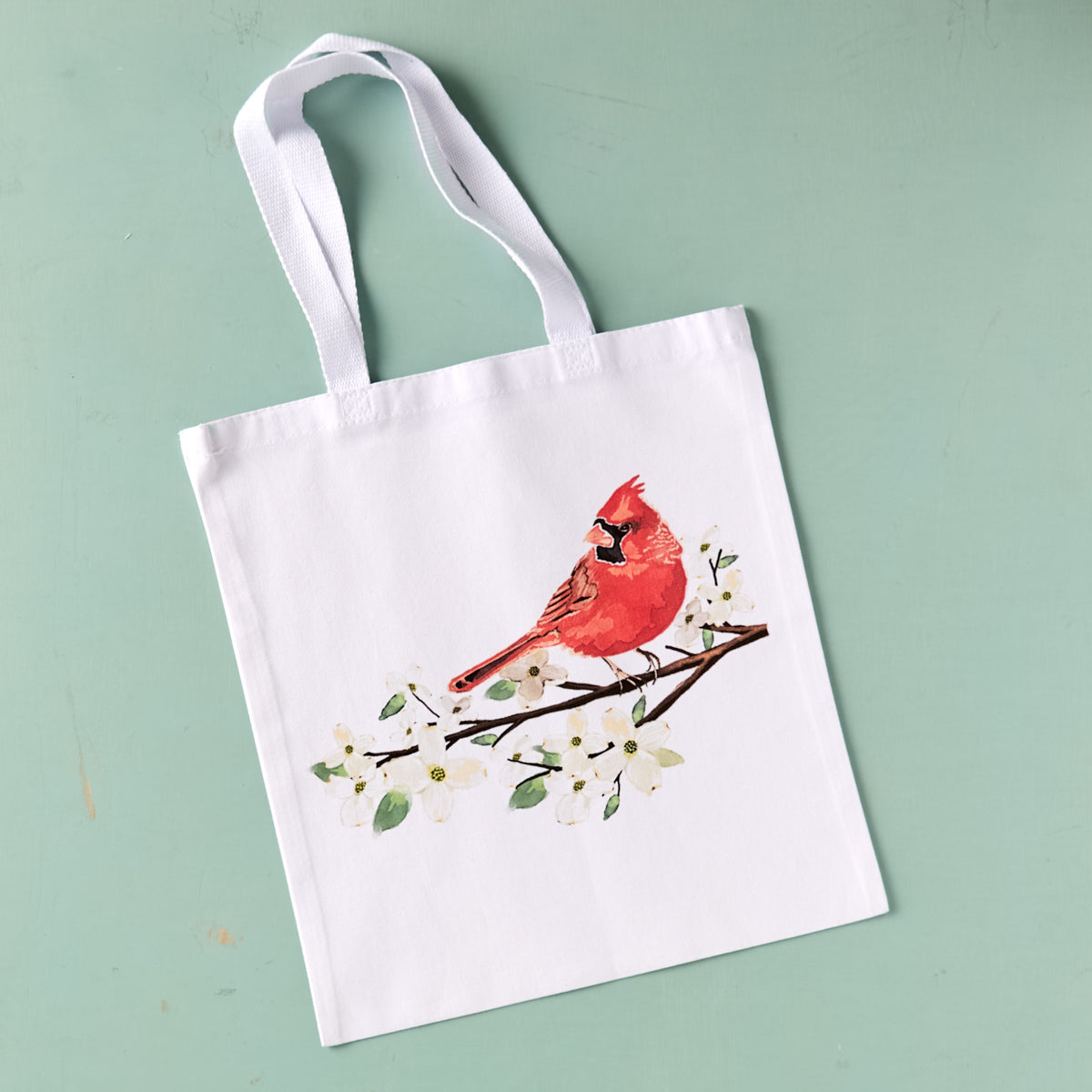 Cardinal Dogwood Tote Bag