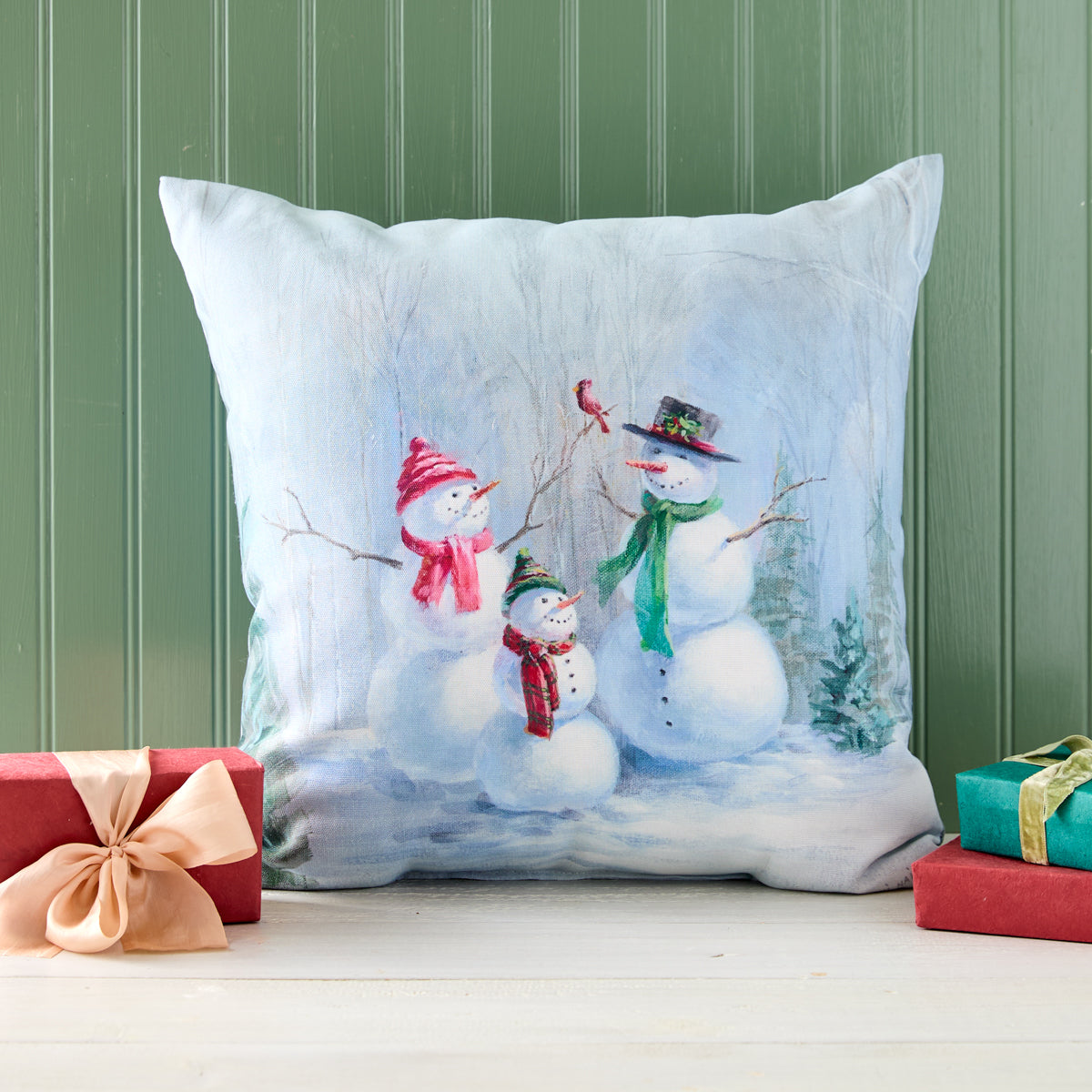 Manual Woodworkers and Weavers Woodland Holiday Pillow