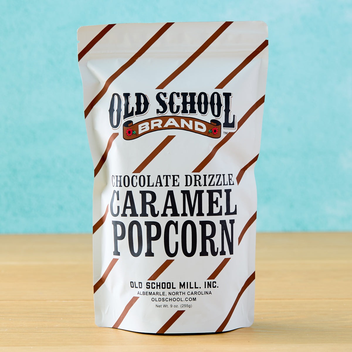 Chocolate Drizzle Caramel Popcorn