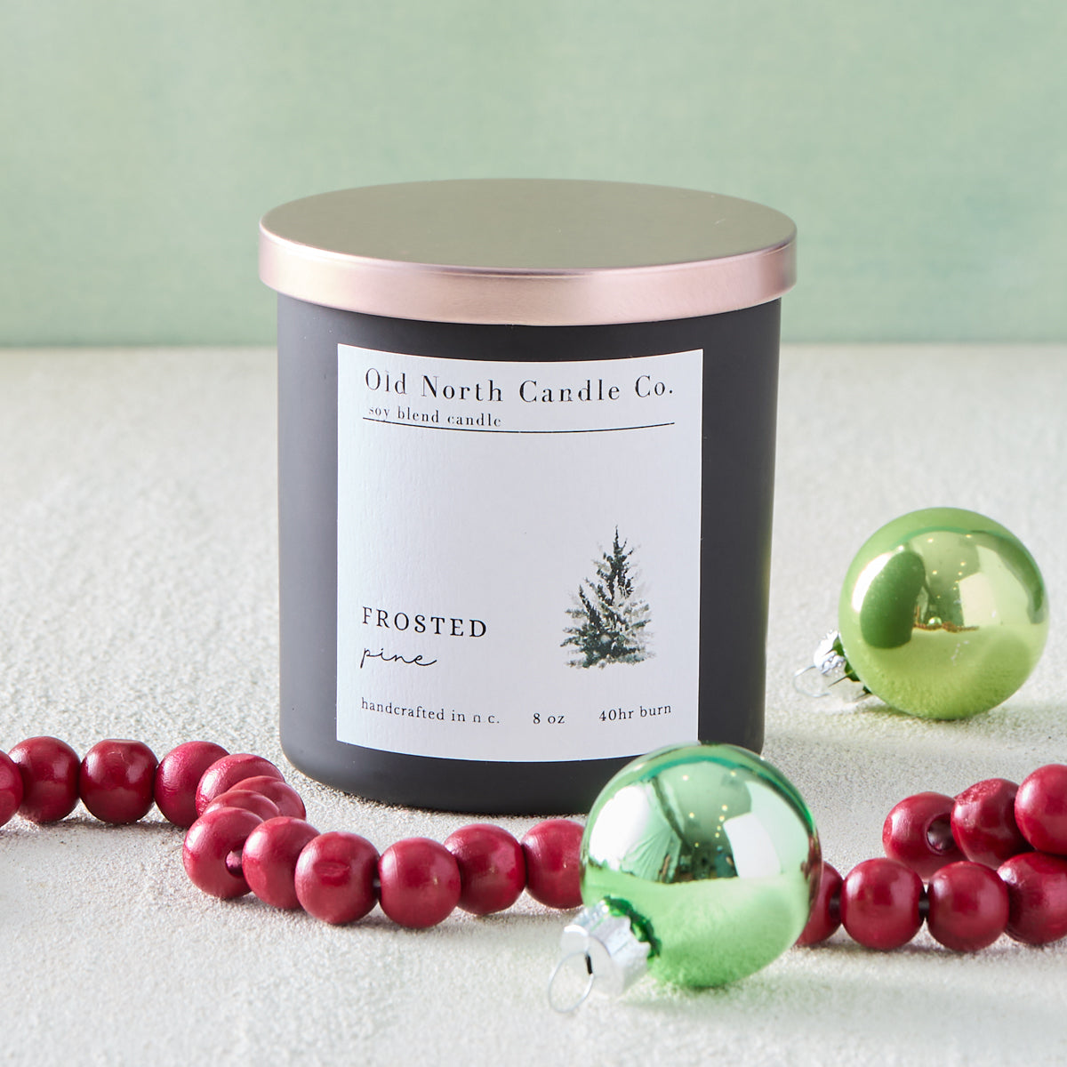 Frosted Pine Candle
