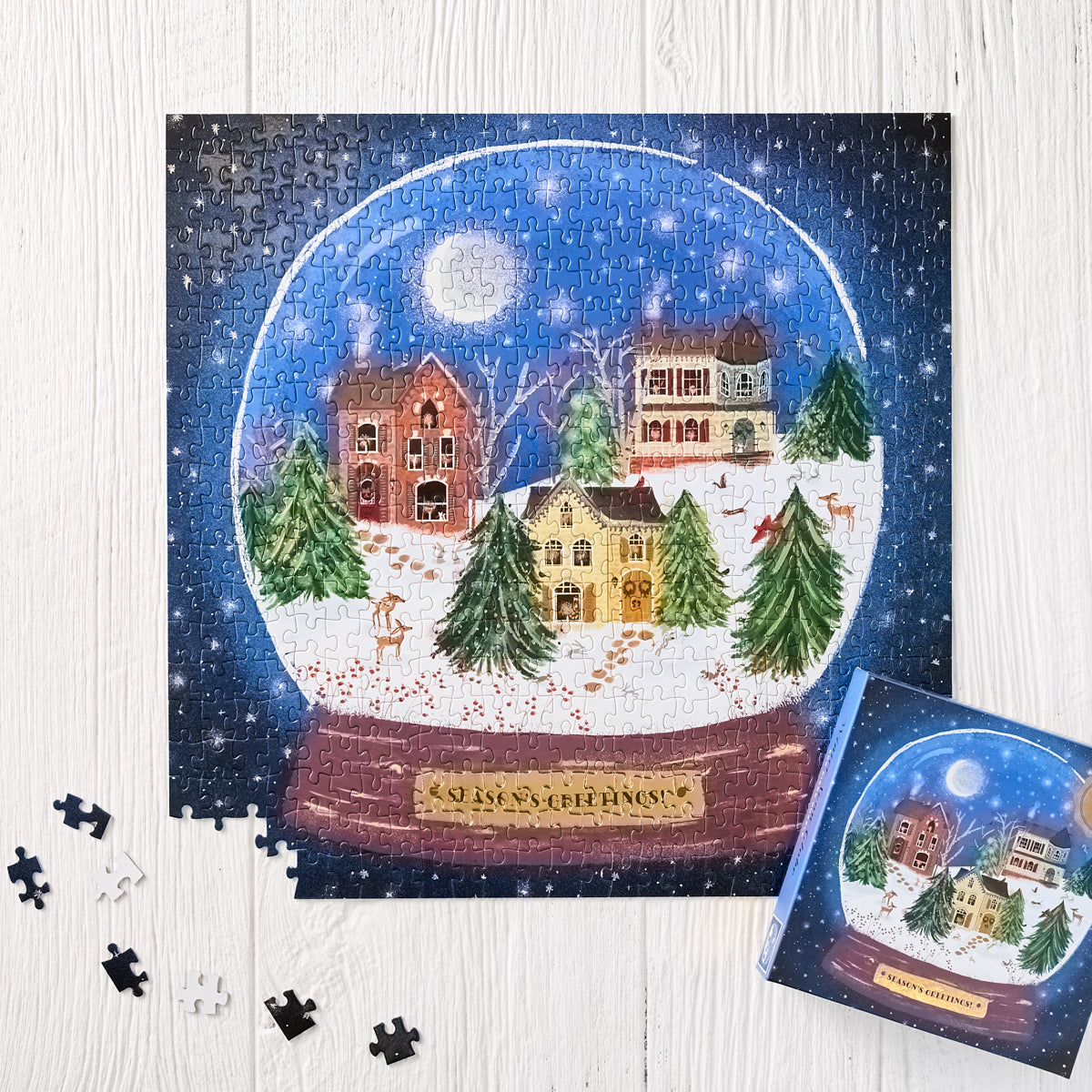 Winter Snow Globe Jigsaw Puzzle