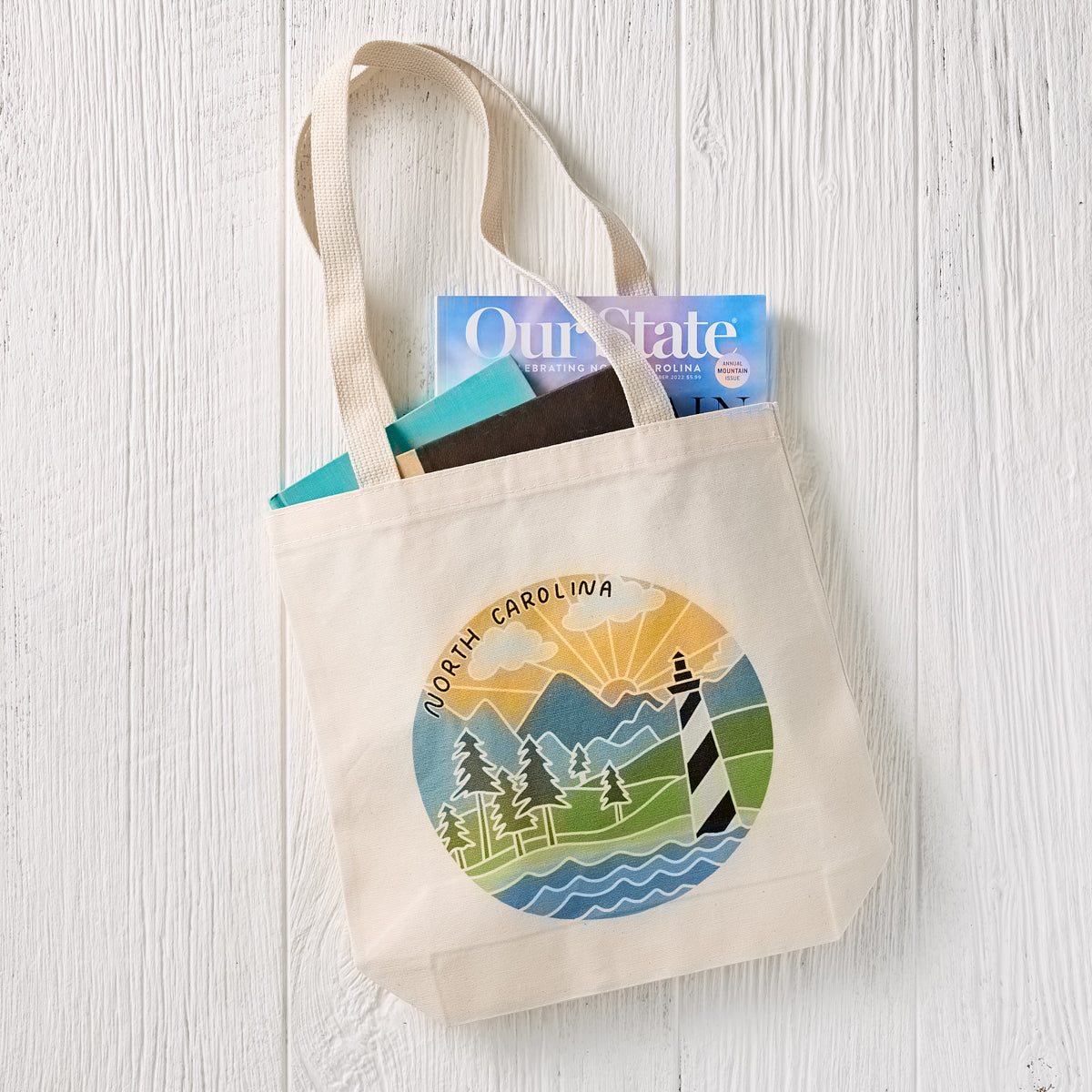 North Carolina Landscape Tote Bag