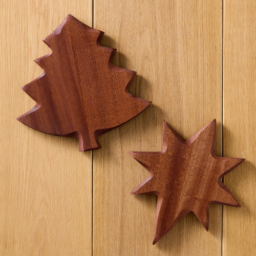Wooden Holiday Trivets