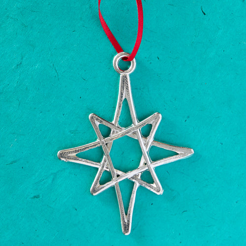 Pewter Star Ornament