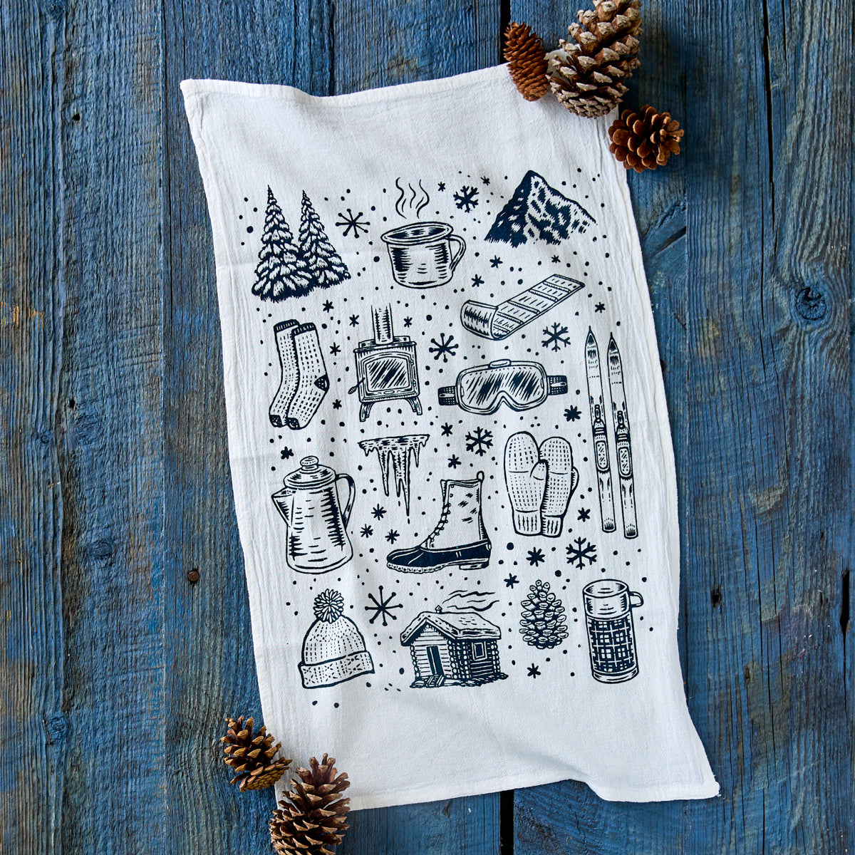 Winter Comforts Tea Towel