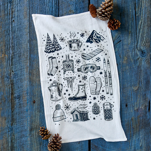 Winter Comforts Tea Towel