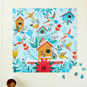 Winter Perch Jigsaw Puzzle