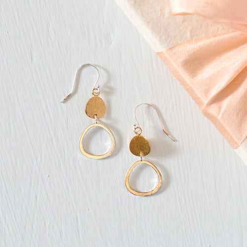 Mixed Metal Earrings