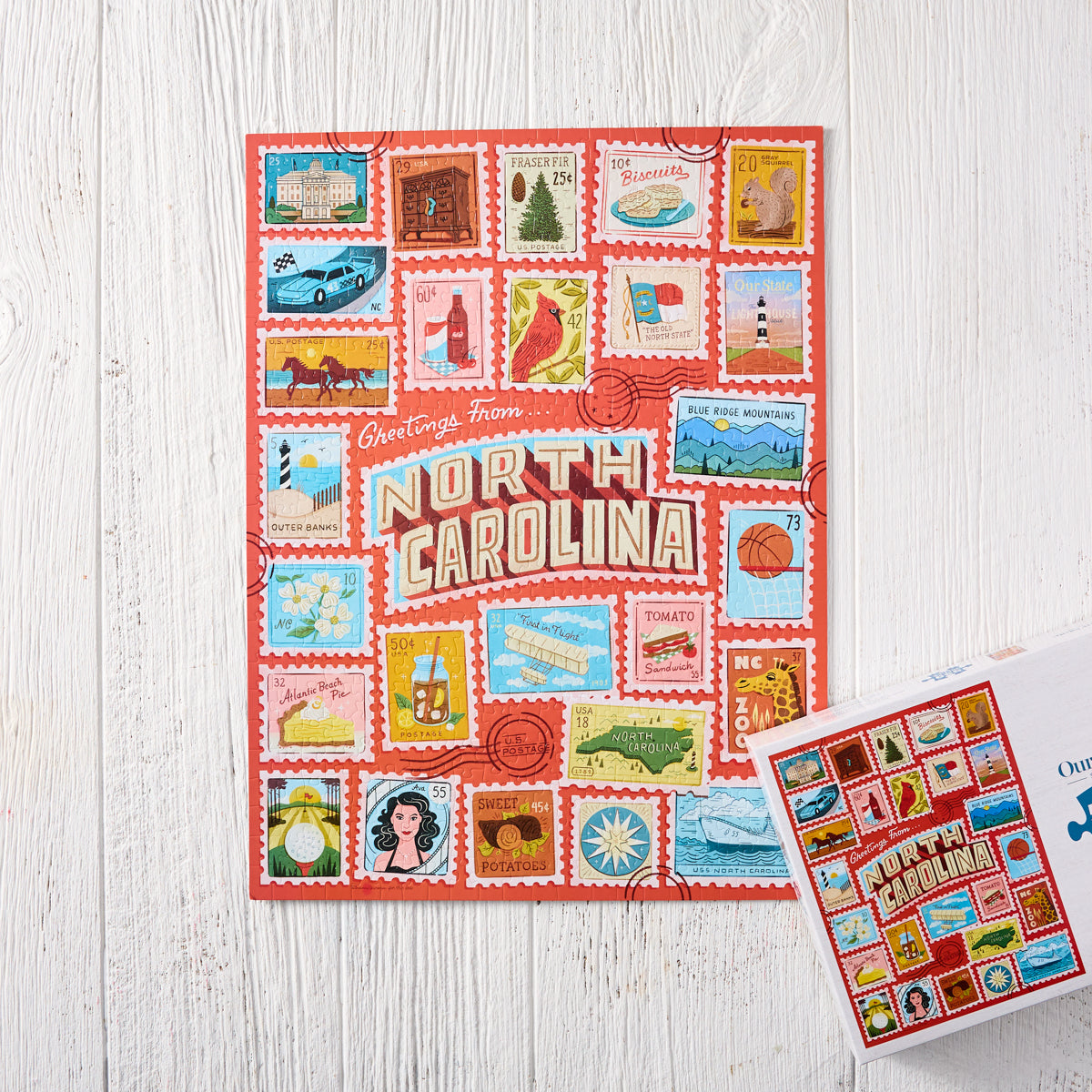 Greetings from North Carolina Jigsaw Puzzle