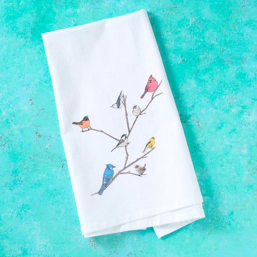 Birds on a Branch Kitchen Towel