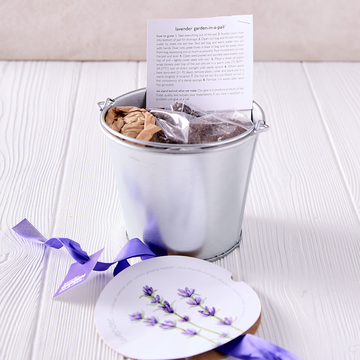 Lavender Grow Bucket