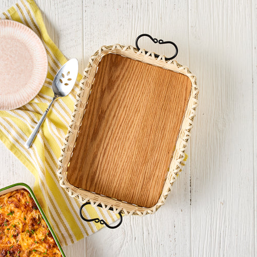 Handwoven Casserole Basket
