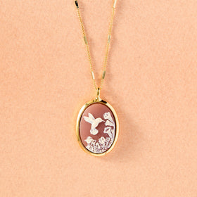 Garden Hummingbird Necklace