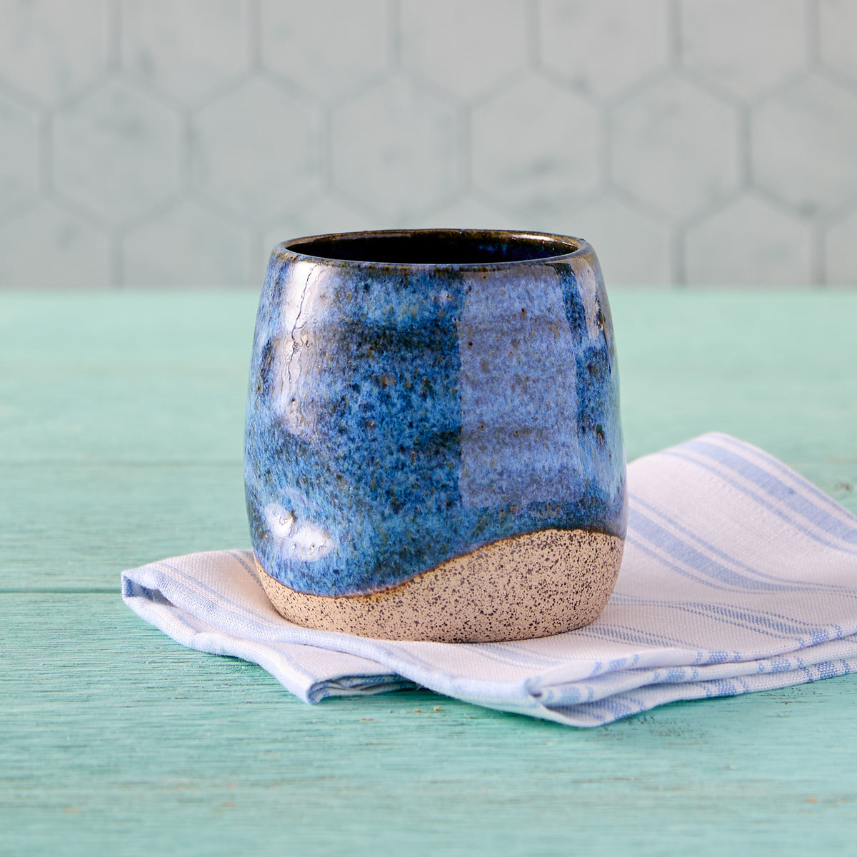 Pottery Thumbprint Tumbler
