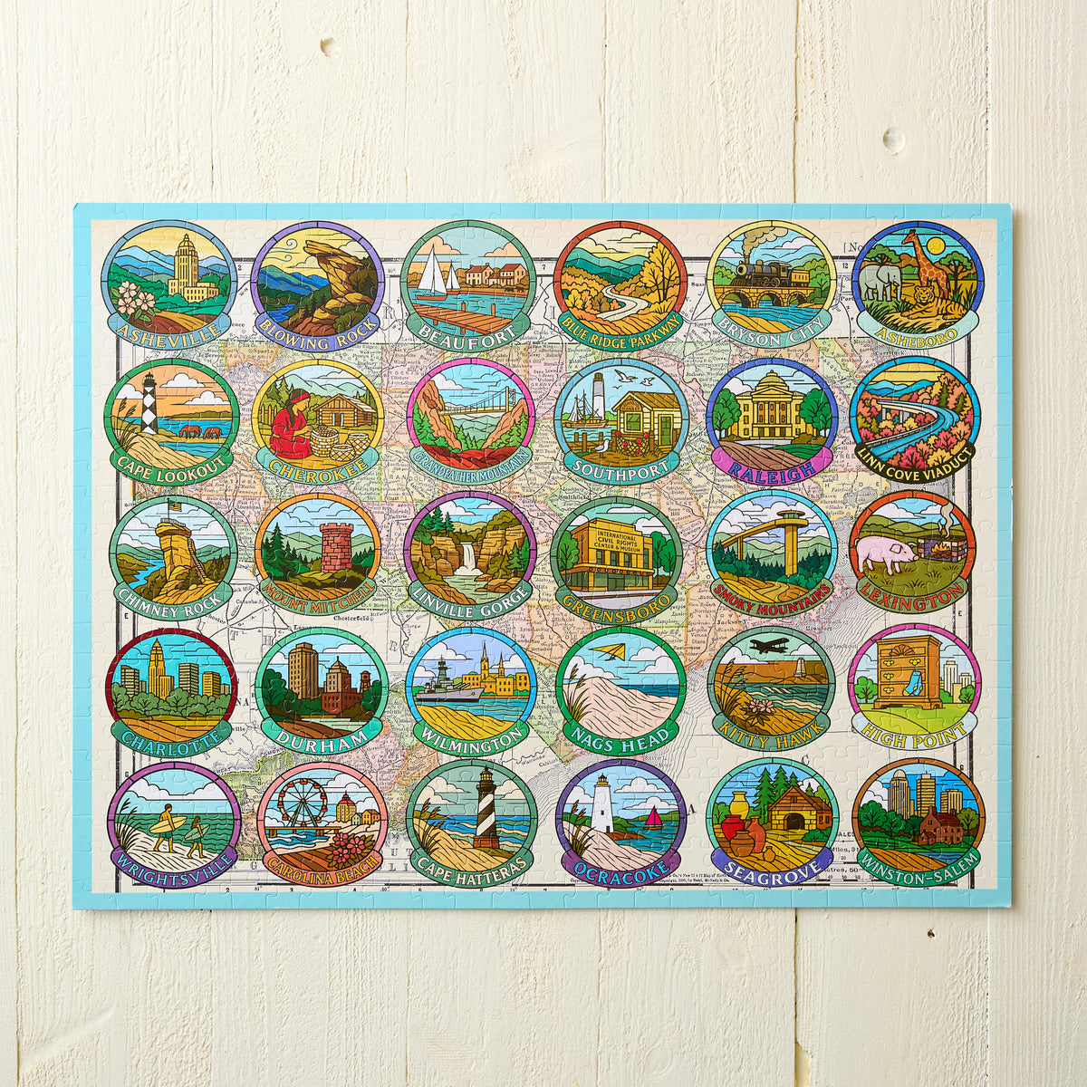 North Carolina's Most Visited Jigsaw Puzzle