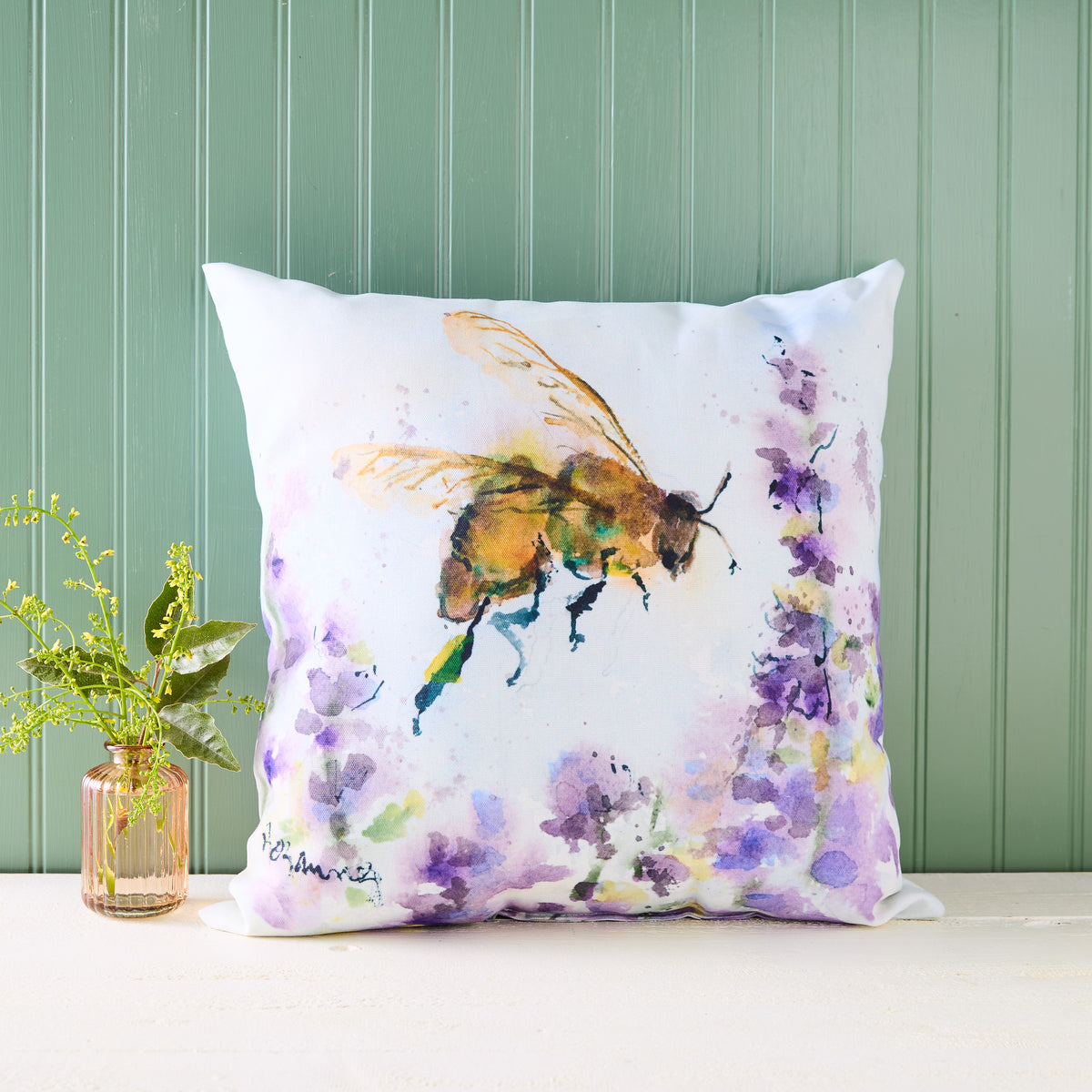Busy Bee Indoor/Outdoor Pillow