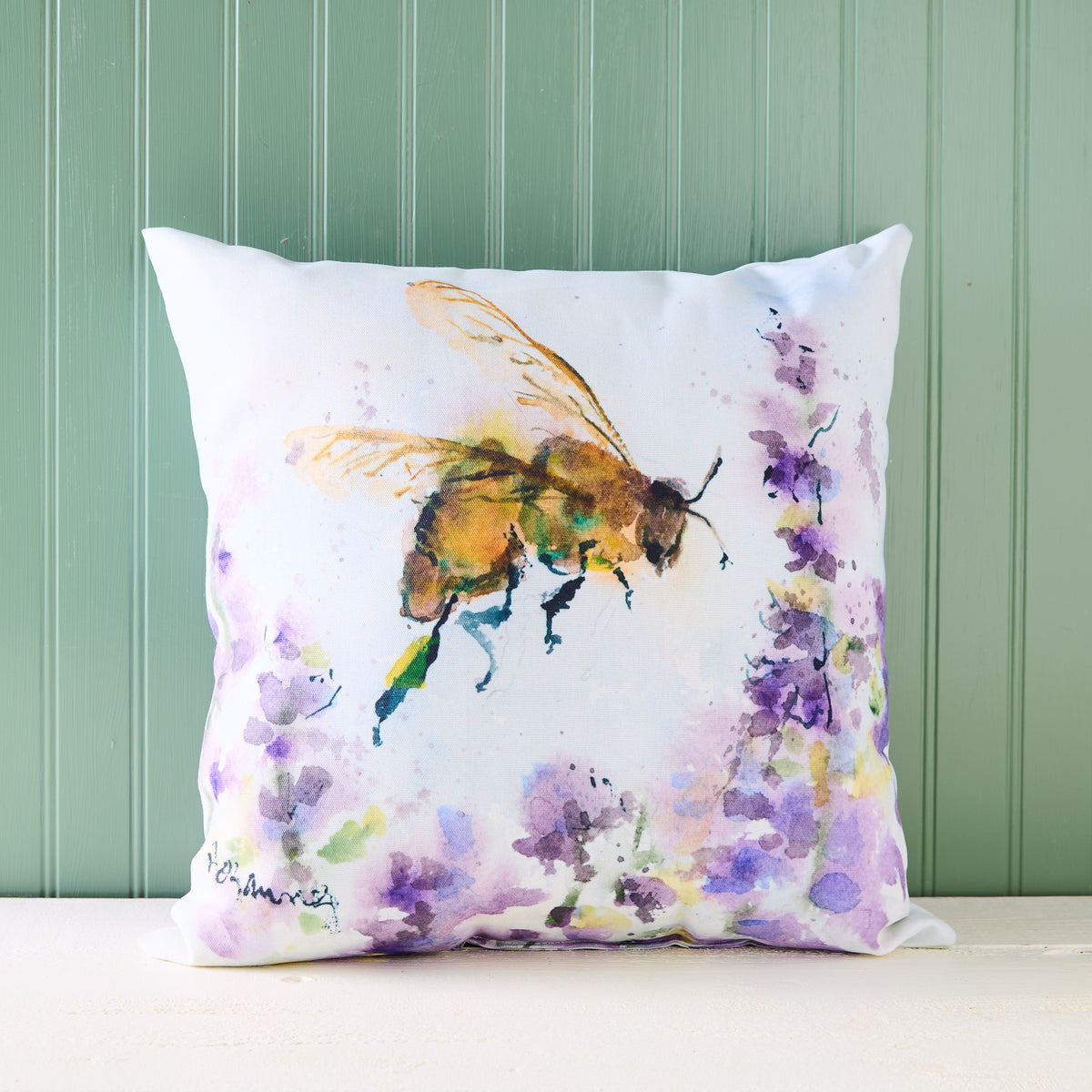 Busy Bee Indoor/Outdoor Pillow
