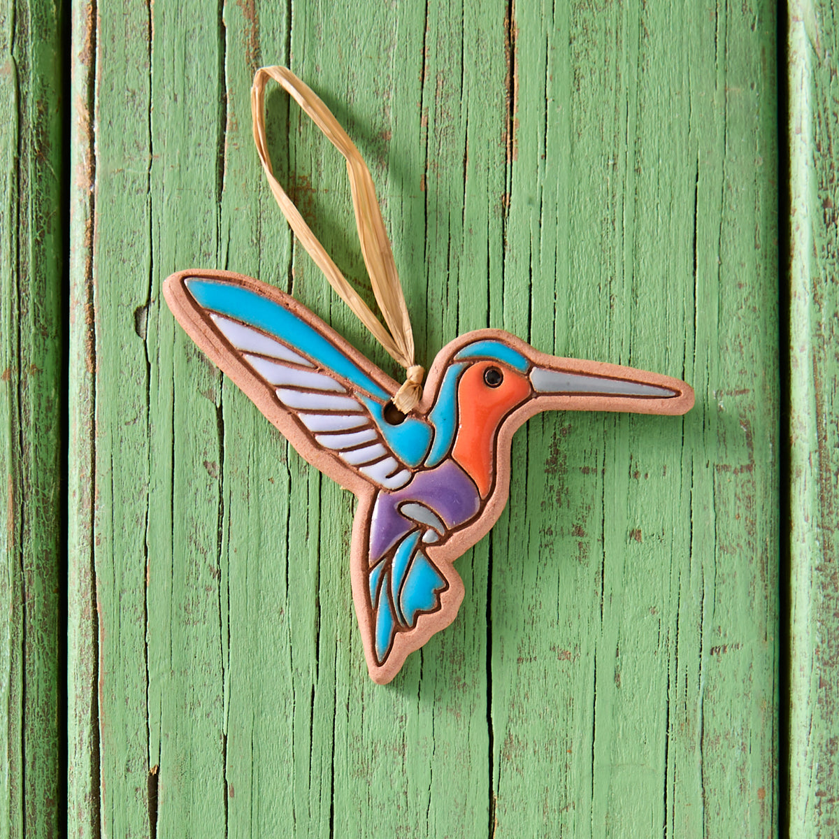 Ceramic Hummingbird Ornament