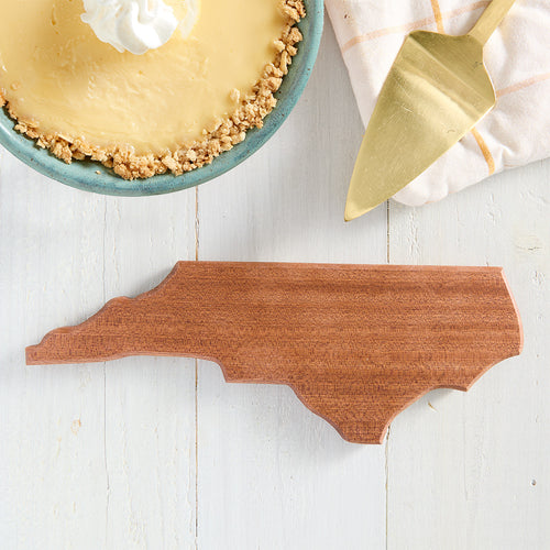 Wooden North Carolina State Shape Trivet