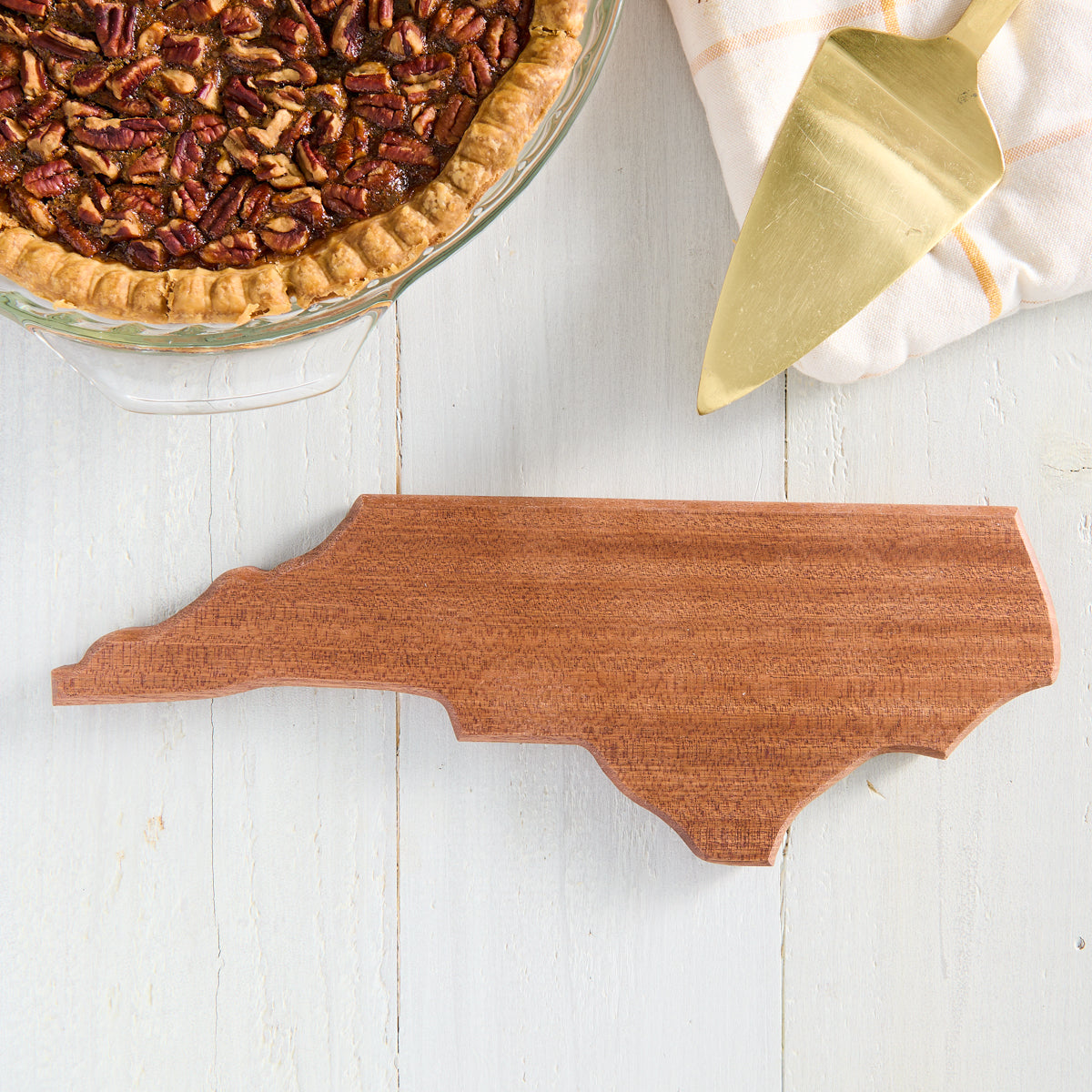 Wooden North Carolina State Shape Trivet