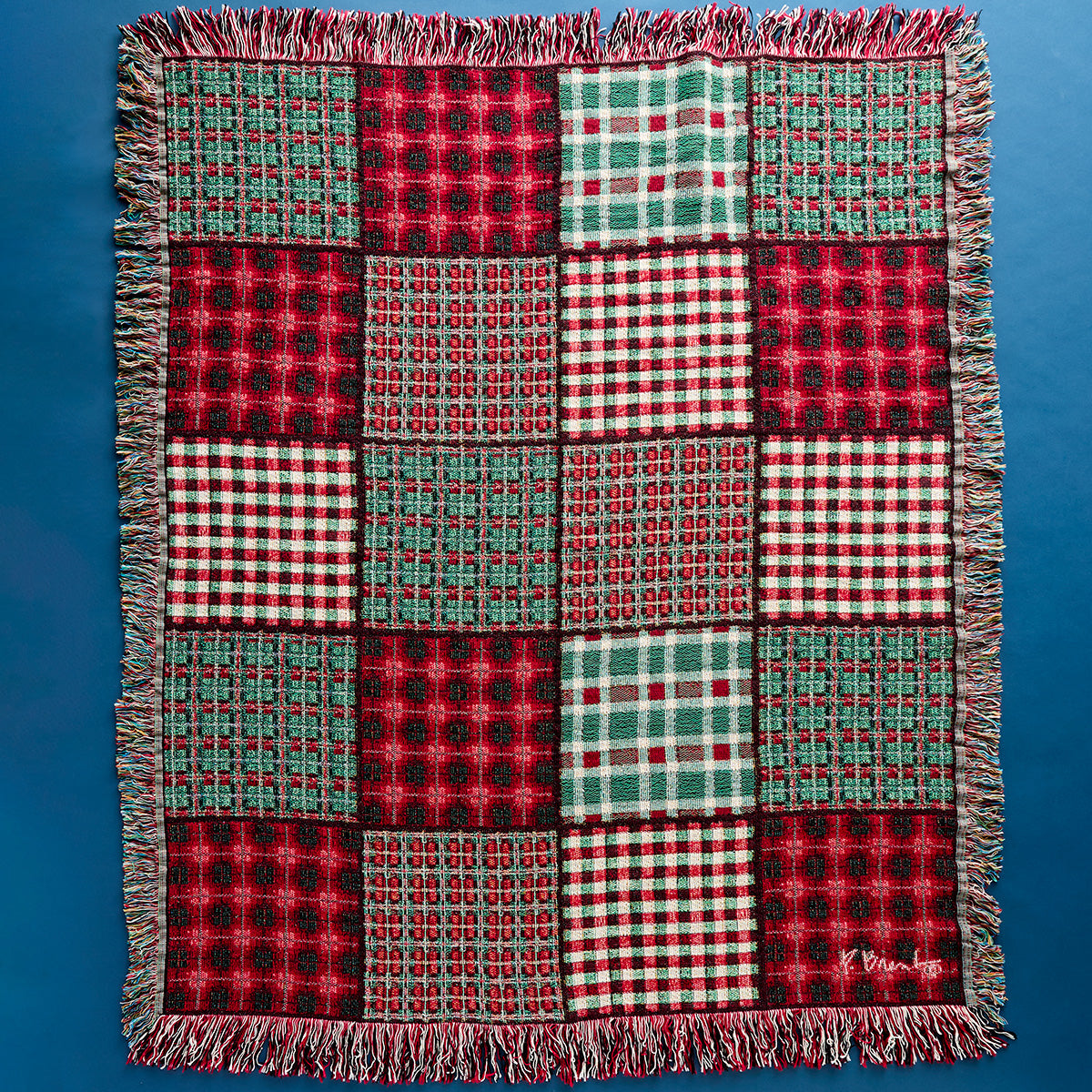 Red Plaid Throw Blanket