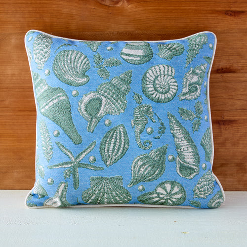 Coastal Seashells Indoor Pillow