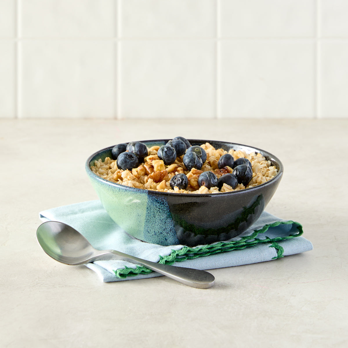 Dark Moss Pottery Bowl