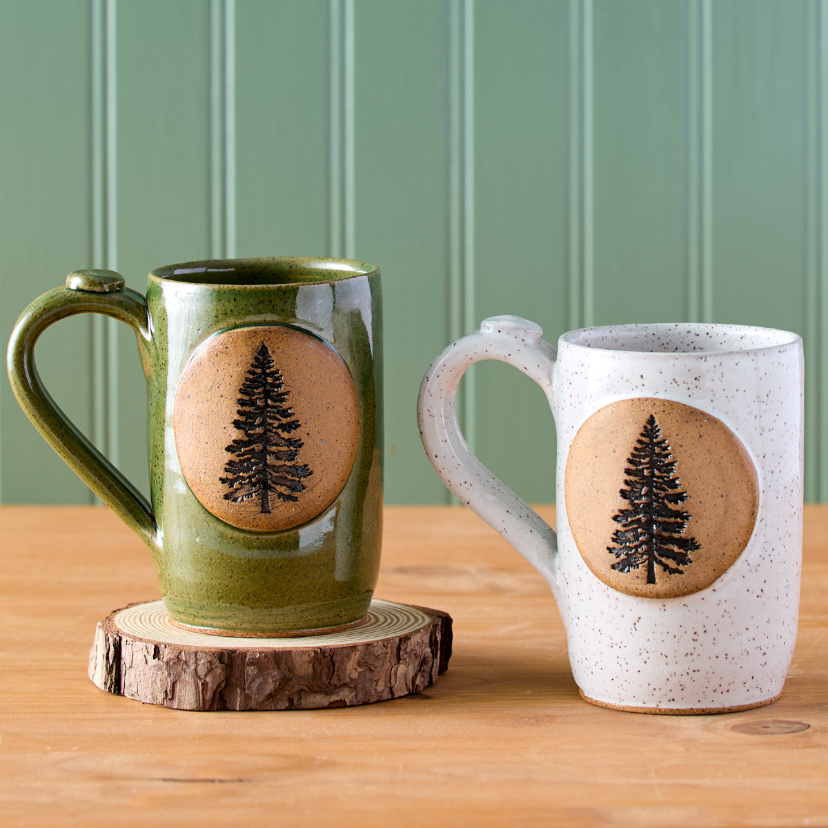 Fraser Fir Pottery Mug