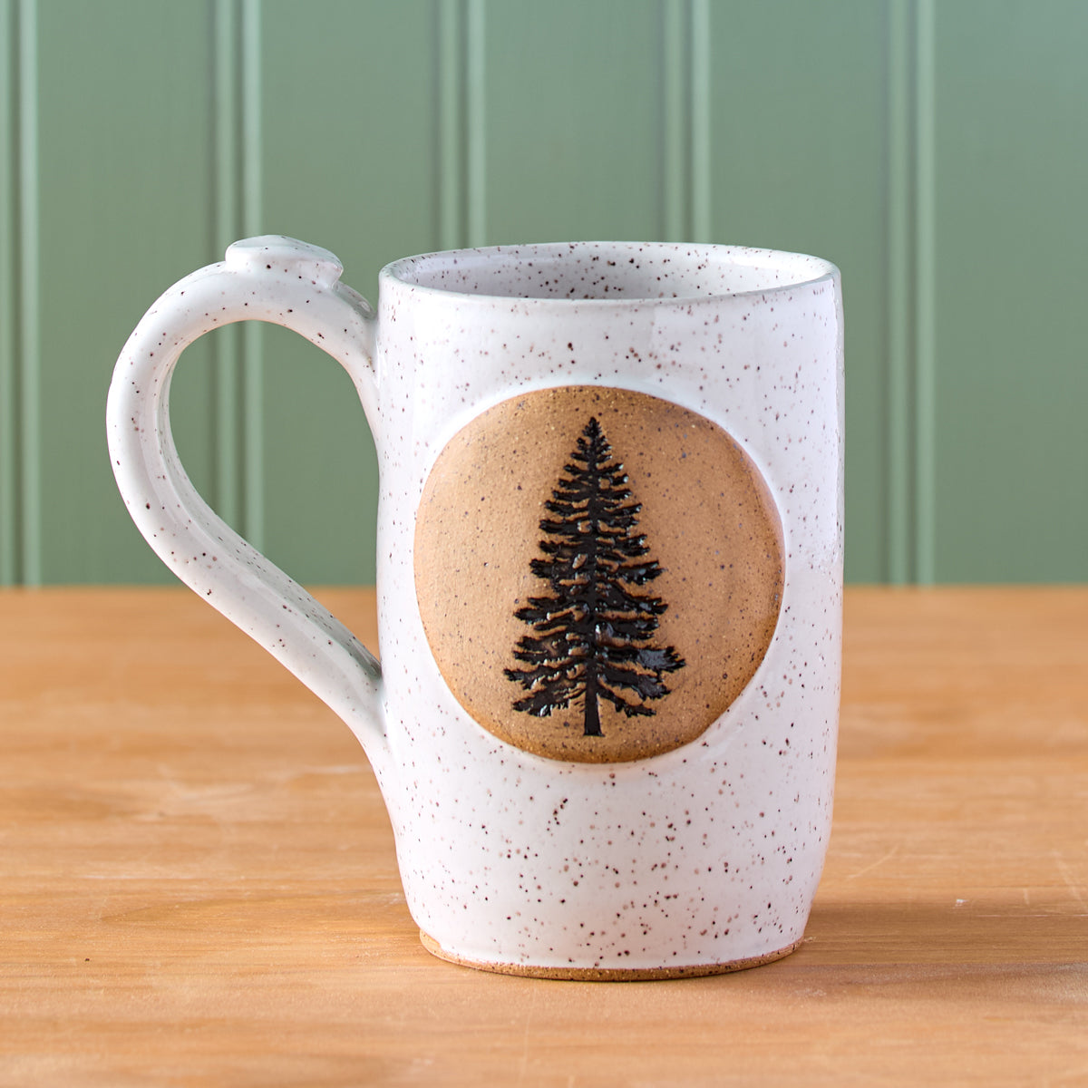 Fraser Fir Pottery Mug
