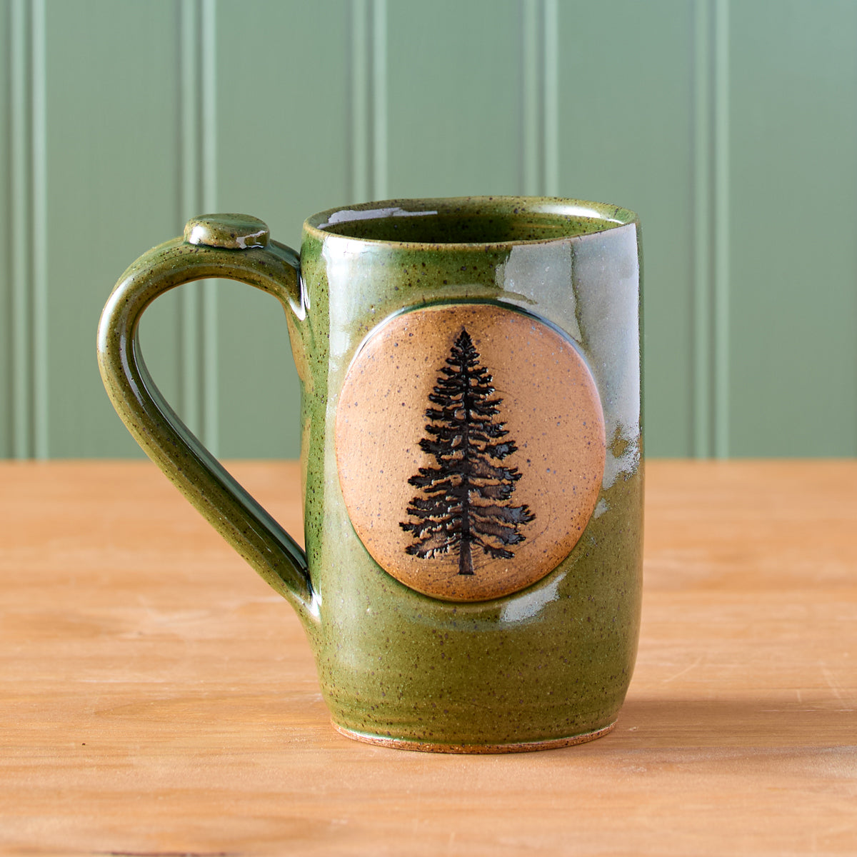 Fraser Fir Pottery Mug