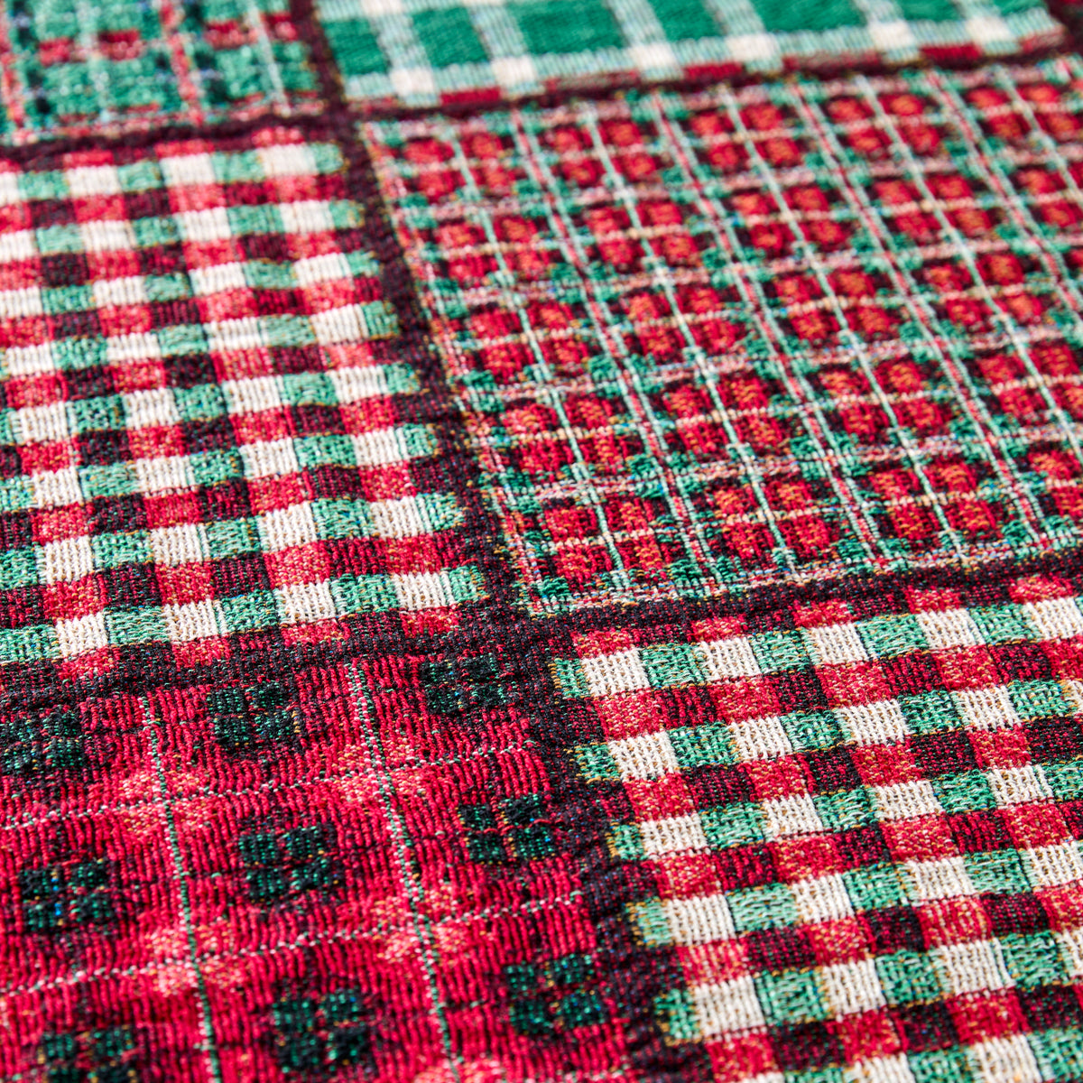 Red Plaid Throw Blanket