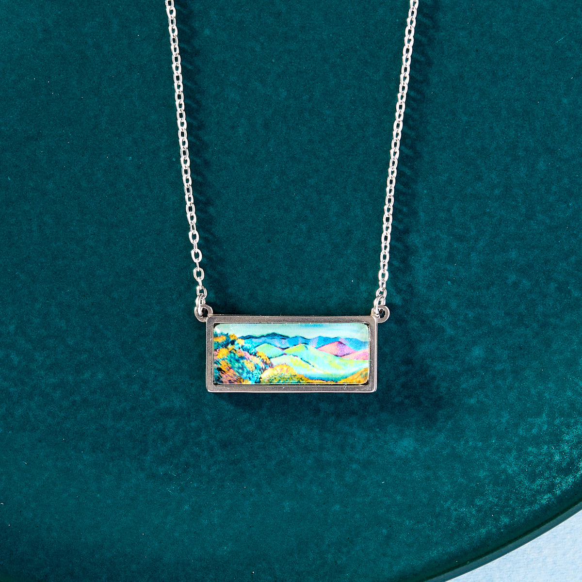 Mountain Art Necklace